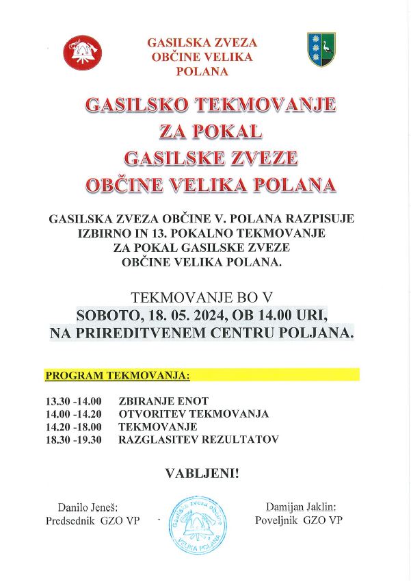 13. Pokalno tekmovanje za GZO VP